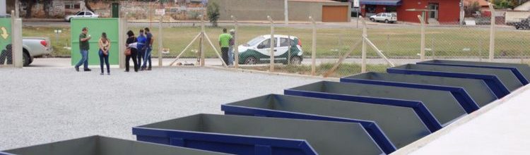 Inaugurados dois Ecopontos em Santa Luzia. Espaços são destinados ao descarte correto de resíduos recicláveis e pequenas quantidades de entulhos
