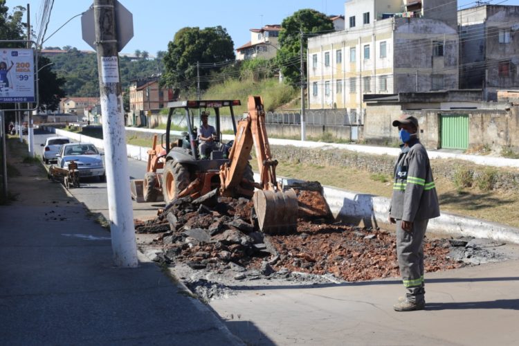 Prefeitura inicia hoje a substituição da rede pluvial na Av. Joaquim Rodrigues da Rocha