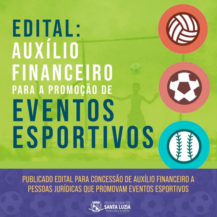 Publicado edital para investimento financeiro na promoção de eventos esportivos