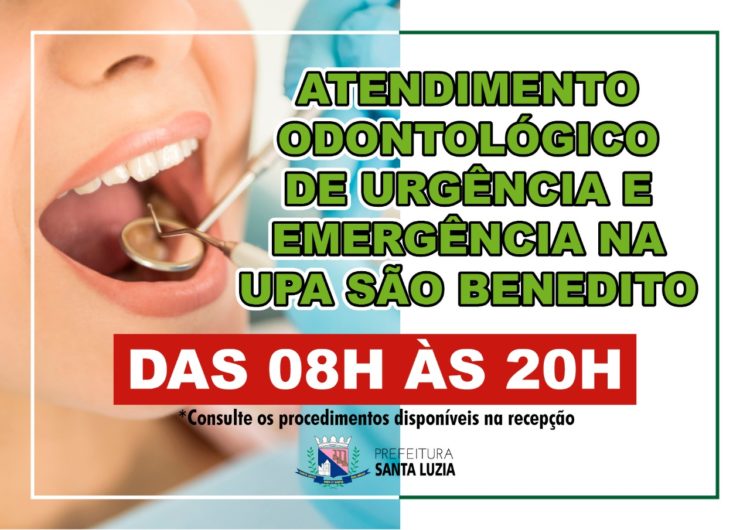 UPA São Benedito oferece atendimentos odontológicos de urgência
